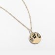 Coco Engravable Medallion in Sterling Silver and Accent Diamonds Discount