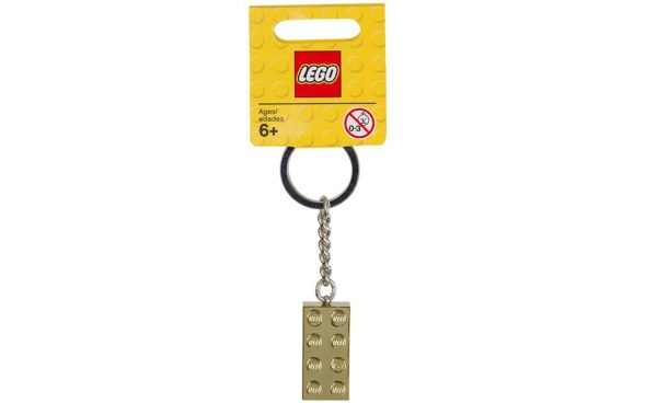 850808_01 | LEGO® Iconic Key Chain 2x4 Stud Gold 2019 For Cheap