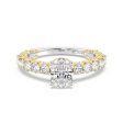 Enchanted Star Lab Grown Diamond 14K Gold Sleeping Beauty 65th Anniversary Celebration Aurora Engagement Ring Sale