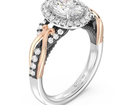 Enchanted Star Lab Grown Diamond 14K Gold Ursula Halo Engagement Ring For Discount