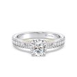 Enchanted Star Lab Grown Diamond 14K Gold Aurora Engagement Ring Fashion