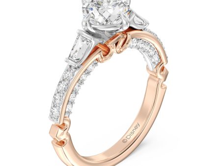 Enchanted Star Lab Grown Diamond Aurora Crown Engagement Ring For Cheap