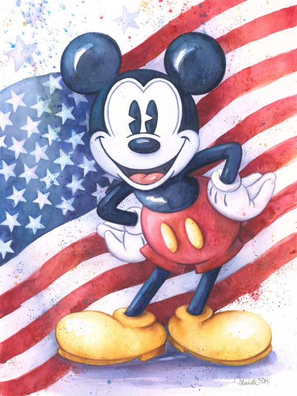 American Mouse  by Michelle St.Laurent | Signed and Numbered Edition Hot on Sale