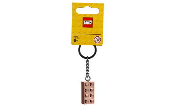 853793_01 | LEGO® Iconic Key Chain 2x4 Rose Gold 2019 Discount