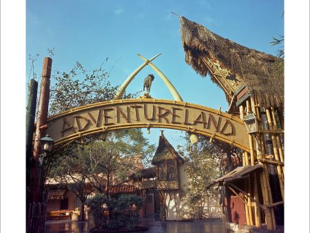 Adventureland Entrance Sign, Disneyland Park  from Disney Photo Archives Discount