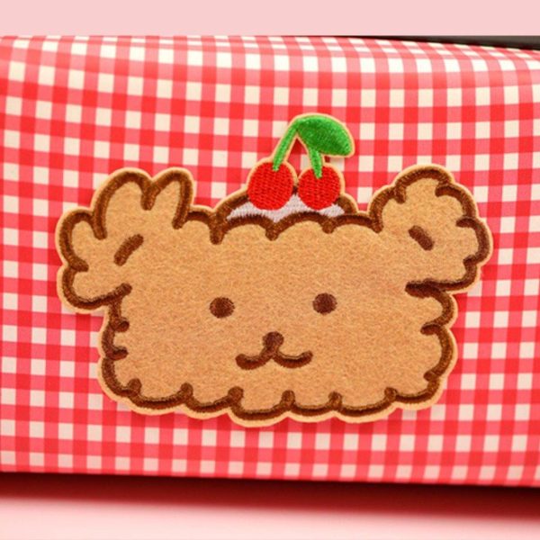 Bear Red Gingham Pouch - Lite Discount