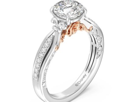 Enchanted Star Lab Grown Diamond 14K Gold Belle Rose Engagement Ring Online now