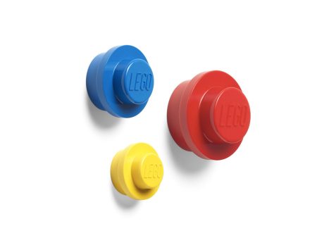 61732 | LEGO® Wall Hangers (Set of 3 - Red, Blue, Yellow) Fashion