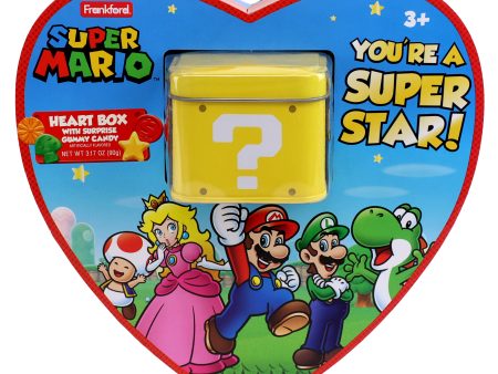 Super Mario Heart Mystery Box Valentine s Day Tin Supply