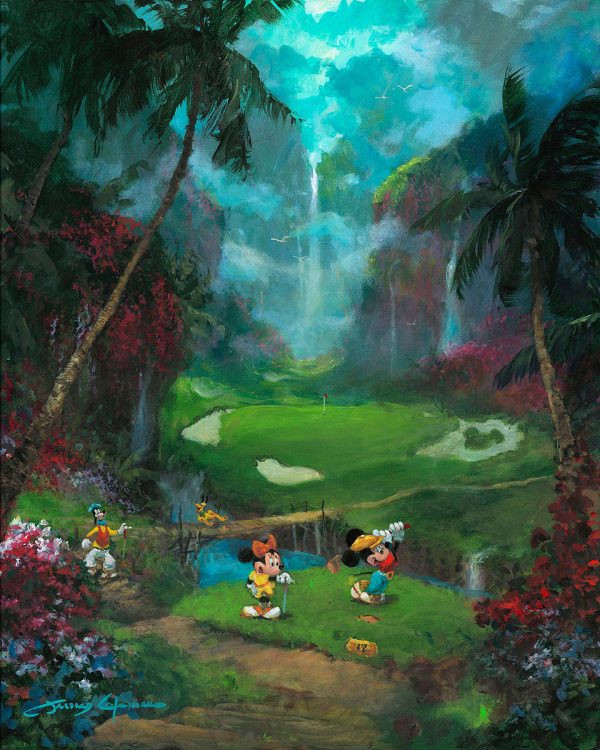 17th Tee in Paradise  by James Coleman | Signed and Numbered Edition For Sale