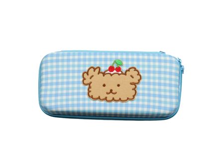 Bear Blue Gingham Pouch - Lite Fashion