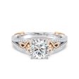 Enchanted Star Lab Grown Diamond 14K Gold Belle Vintage Engagement Ring Hot on Sale