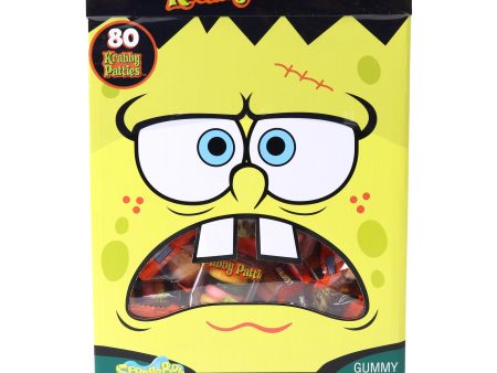 SpongeBob SquarePants Krabby Patties Frankenstein Box, 80 ct For Discount