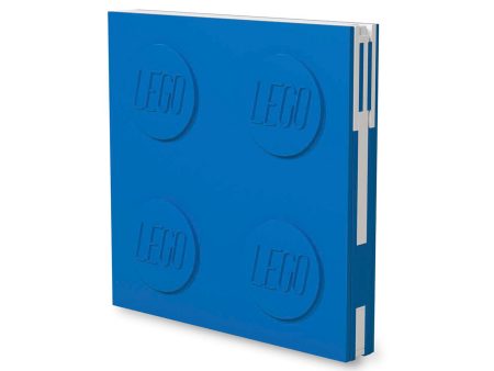 IQ52257 | LEGO® Locking Notebook with Gel Pen - Blue Fashion