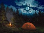 Camping under the Moon  by Walfrido Garcia Discount