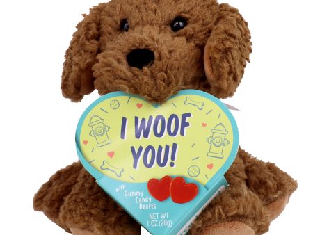 Doodle Plush Heart box with Gummy Candy Hot on Sale