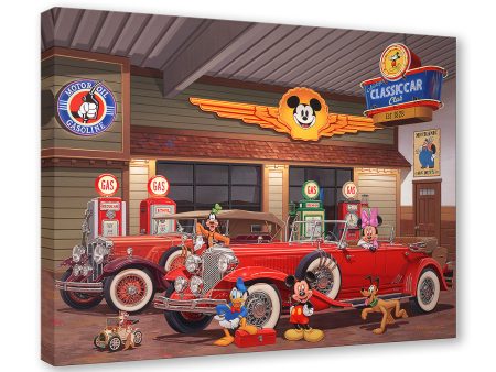 Mickey s Classic Car Club  by Manuel Hernandez | Signed and Numbered Edition Online Hot Sale