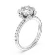 Enchanted Star Lab Grown Diamond Tiana Water Lily Engagement Ring Online Sale