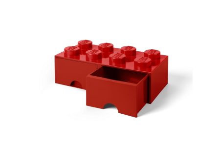 61730 | LEGO® Brick Drawer 8 - Red Fashion