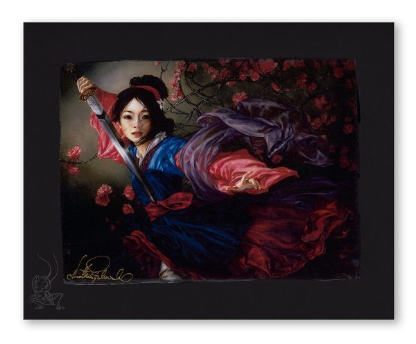 The Elegant Warrior  by Heather Edwards |Signed and Numbered Chiarograph Edition Sale