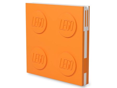 IQ52440 | LEGO® Locking Notebook with Gel Pen - Orange Online Hot Sale