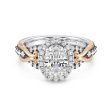 Enchanted Star Lab Grown Diamond 14K Gold Ursula Halo Engagement Ring For Discount