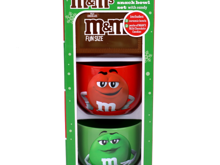 M&M S Bowls 2 Pack Holiday Gift Set For Discount