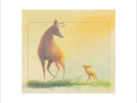 Bambi Visual Development - 05003  Concept Art by Tyrus Wong Hot on Sale