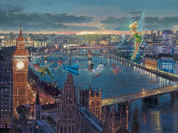 Peter Pan in London  by Rodel Gonzalez | Signed and Numbered Edition For Discount