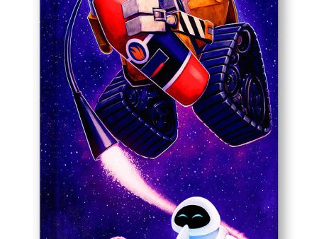 Wall•E and Eve  by Tim Rogerson | Signed and Numbered Edition Online Hot Sale