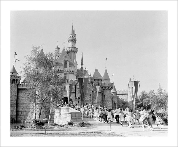 Disneyland Sleeping Beauty Castle  from Disney Photo Archives Hot on Sale