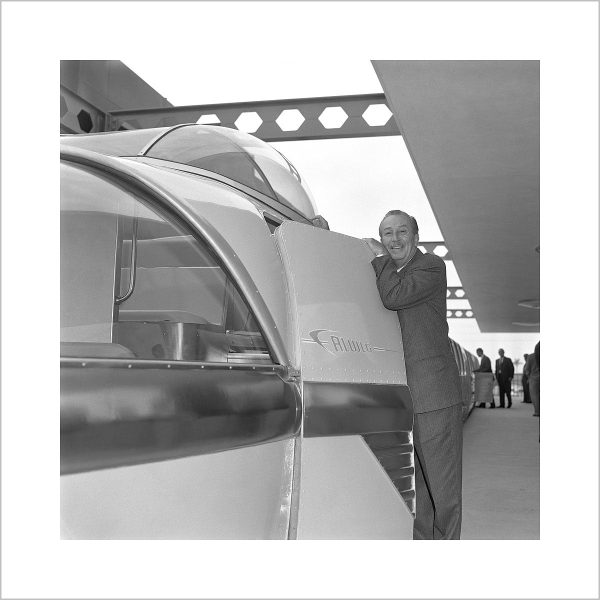 Walt & the Monorail  from Disney Photo Archives For Sale