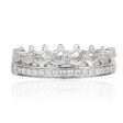 Enchanted Disney Fine Jewelry Sterling Silver 1 5 CTTW Disney Majestic Princess Crown Ring Online