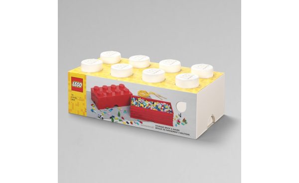 41735 | LEGO® Storage Brick 8 - White For Discount