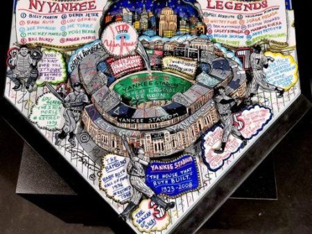 NY Yankees Legends Home Plate For Sale