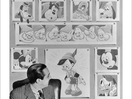 Walt & Animated Characters  from Disney Photo Archives Online Sale