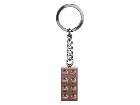 853793_01 | LEGO® Iconic Key Chain 2x4 Rose Gold 2019 Discount