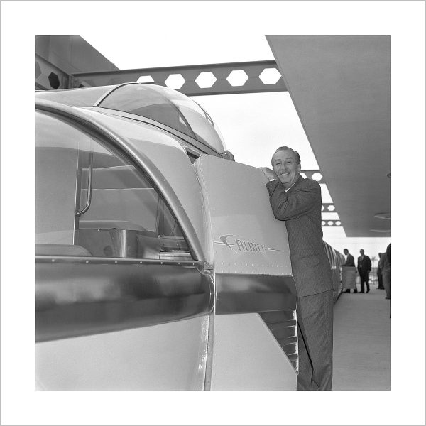 Walt & the Monorail  from Disney Photo Archives For Sale