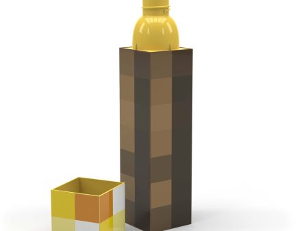 Minecraft Square Water Bottle, 22 oz. Hot on Sale