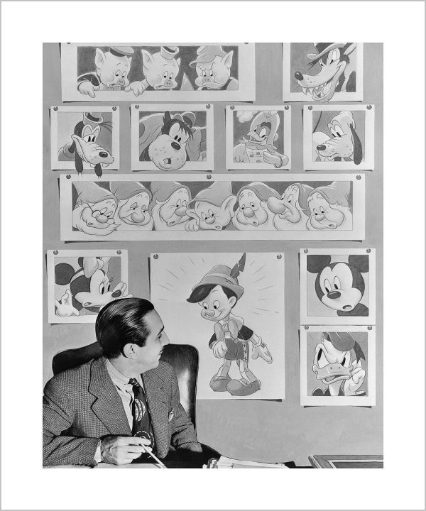 Walt & Animated Characters  from Disney Photo Archives Online Sale