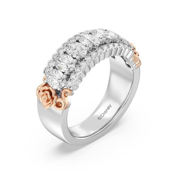 Enchanted Star Lab Grown Diamonds Belle Rose Anniversary Band Online now