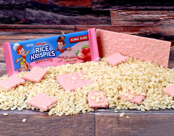 Kellogg s Rice Krispies Strawberry Flavored Candy Bar on Sale