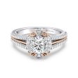 Enchanted Star Lab Grown Diamond 14K Gold Belle Halo Engagement Ring Online Hot Sale