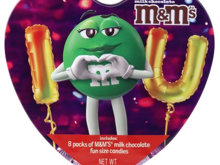 M&M S Heart Valentine s Day Tin, Green Sale