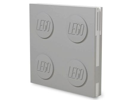 IQ52448 | LEGO® Locking Notebook with Gel Pen - Grey Online now