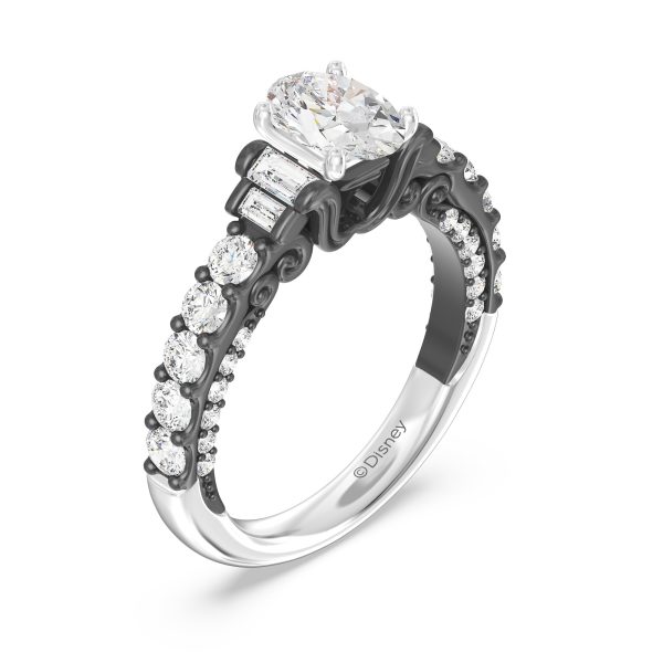 Enchanted Star Lab Grown Diamond Ursula Trident Engagement Ring For Sale