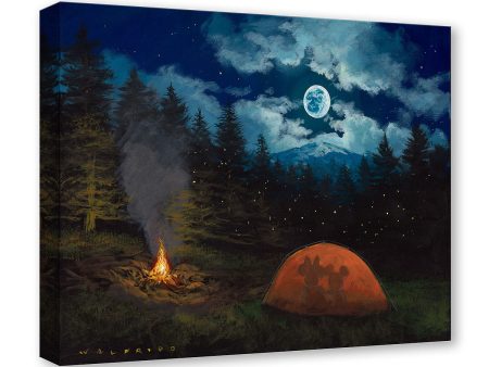 Camping under the Moon  by Walfrido Garcia | Signed and Numbered Edition Online Hot Sale