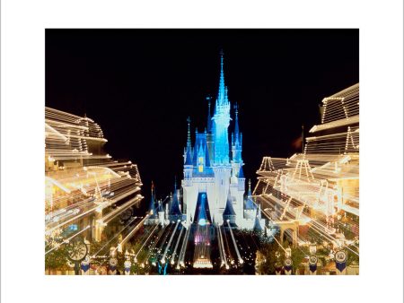 Walt Disney World, Cinderella Castle and Main Street Lights  from Disney Photo Archives Cheap