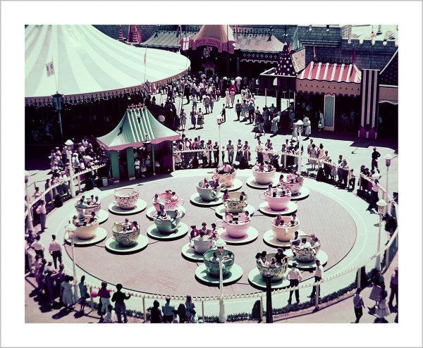 Disneyland Mad Tea Party Color  from Disney Photo Archives Online now