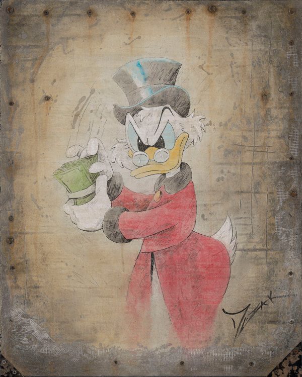 Uncle Scrooge McDuck  by Trevor Mezak | Signed and Numbered Edition Online